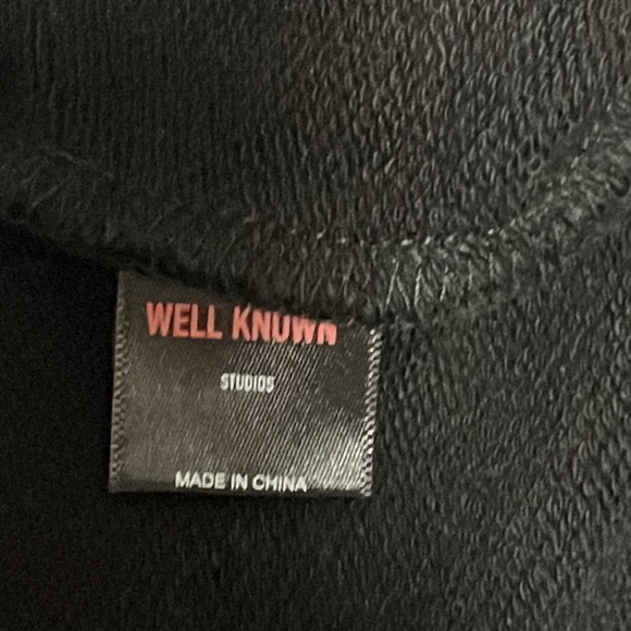 Well Known Studios Car Hoodie Jacket  Pullover Black Men's sz Medium… NWT - Picture 8 of 9